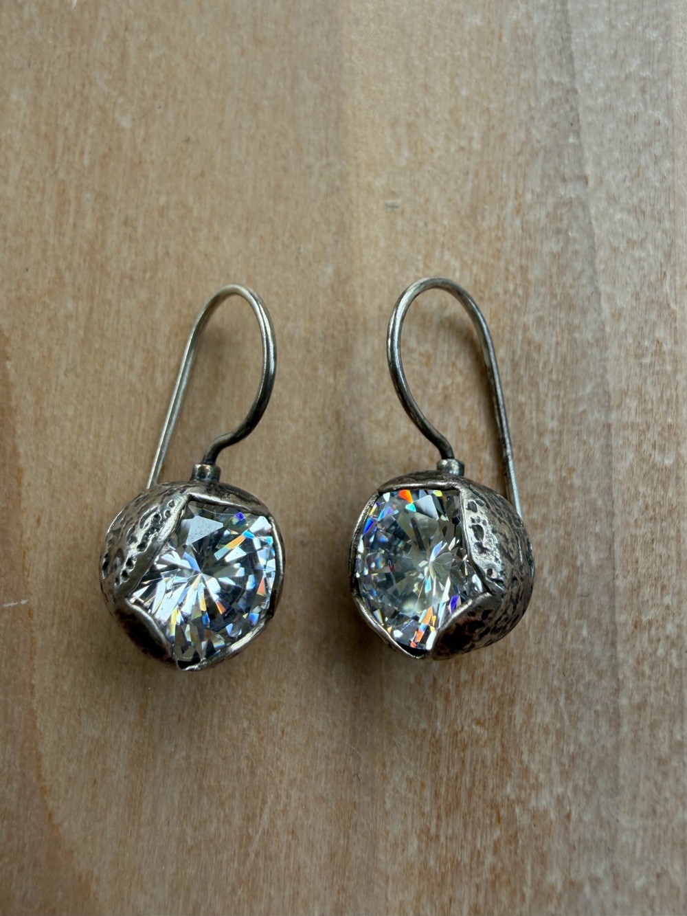 Vintage Sterling Silver Earrings – Made in Israel – 925